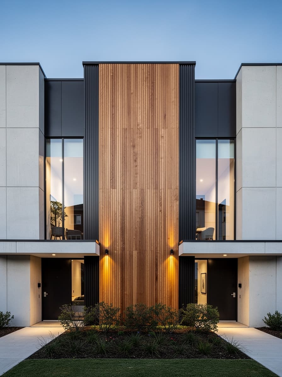 Architectural cladding feature